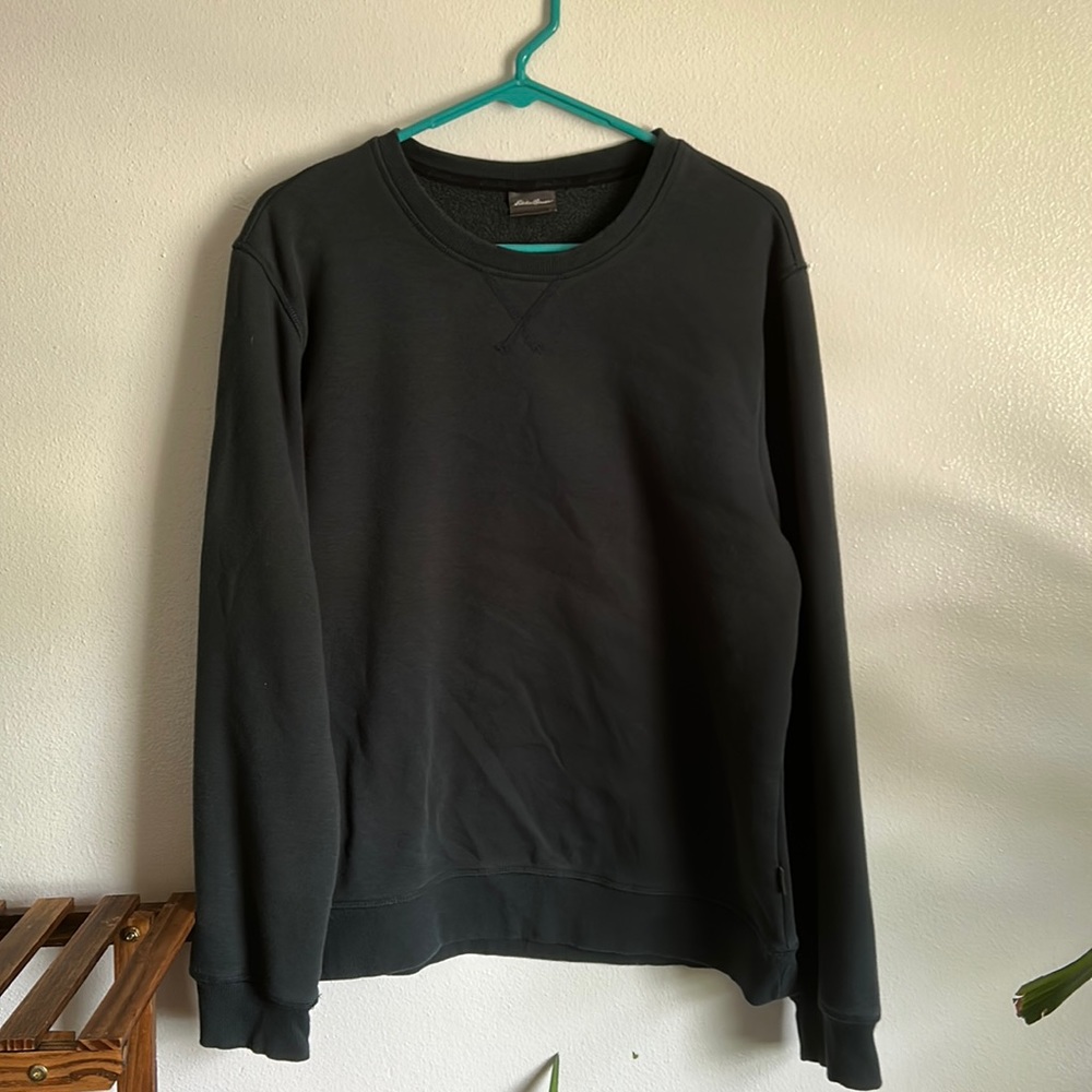 Eddie Bauer Large Dark Green Crewneck